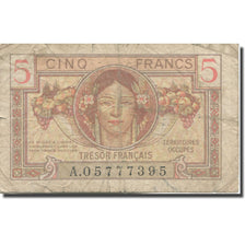 Francia, 5 Francs, 1947 French Treasury, 1947, B, Fayette:VF29.1, KM:M6a