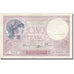 Frankrijk, 5 Francs, Violet, 1917-1940, 1939-07-27, TTB, Fayette:4.3, KM:83