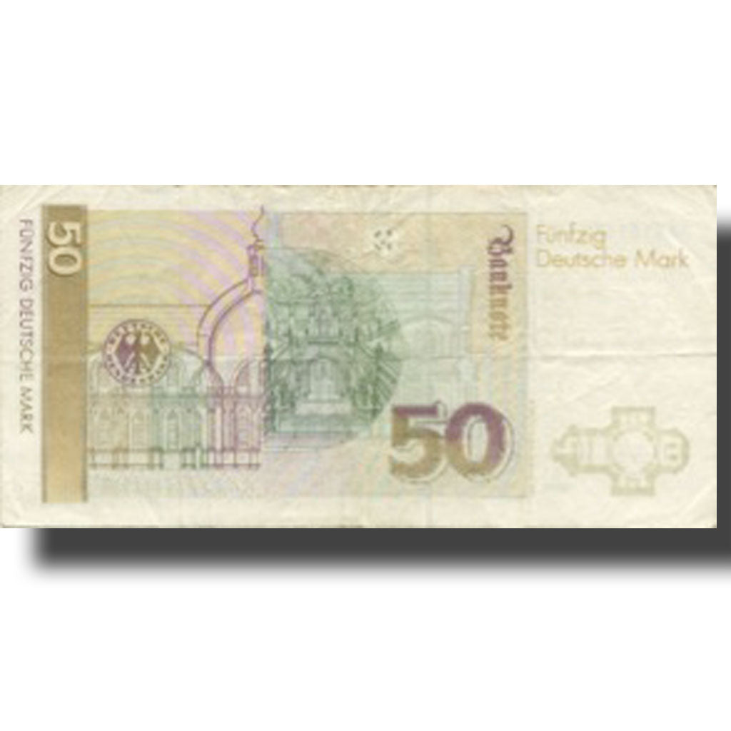 Banknote, GERMANY - FEDERAL REPUBLIC, 50 Deutsche Mark, 1989, 1989-01-02