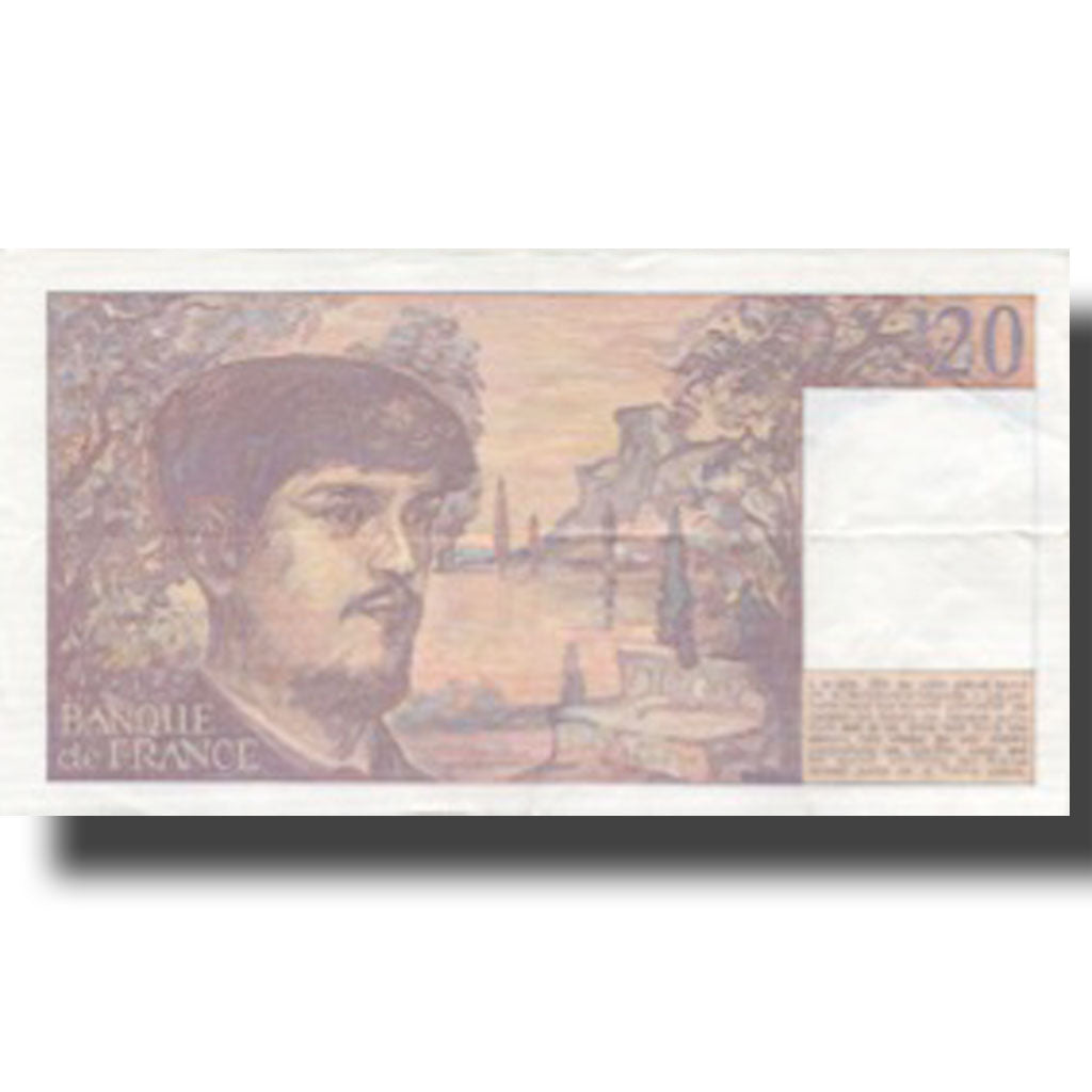 France, 20 Francs, Debussy, 1981, 1981, SUP, Fayette:66.2, KM:151a