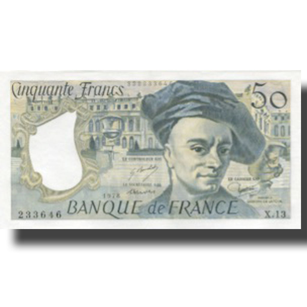 Frankrijk, 50 Francs, Quentin de La Tour, 1978, 1978, SUP, Fayette:67.3, KM:152a