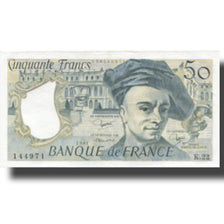 Frankrijk, 50 Francs, Quentin de La Tour, 1981, 1981, SUP, Fayette:67.7, KM:152b