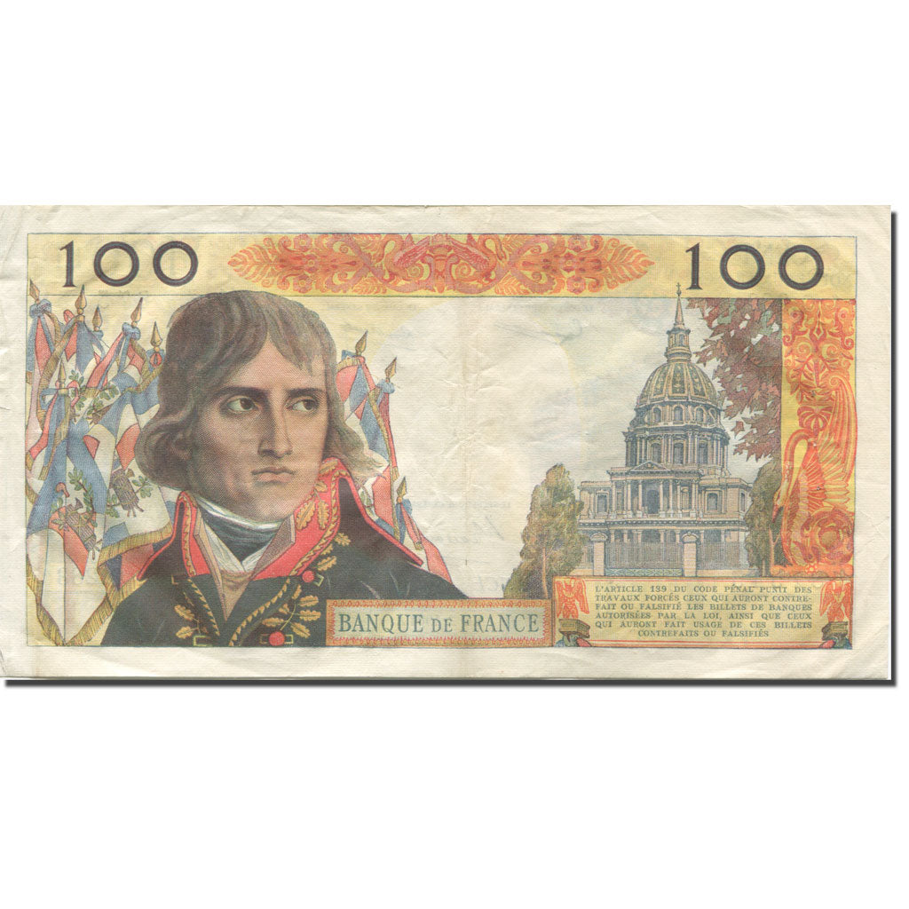 France, 100 Nouveaux Francs, Bonaparte, 1964, 1964-02-06, TB+, Fayette:59.25