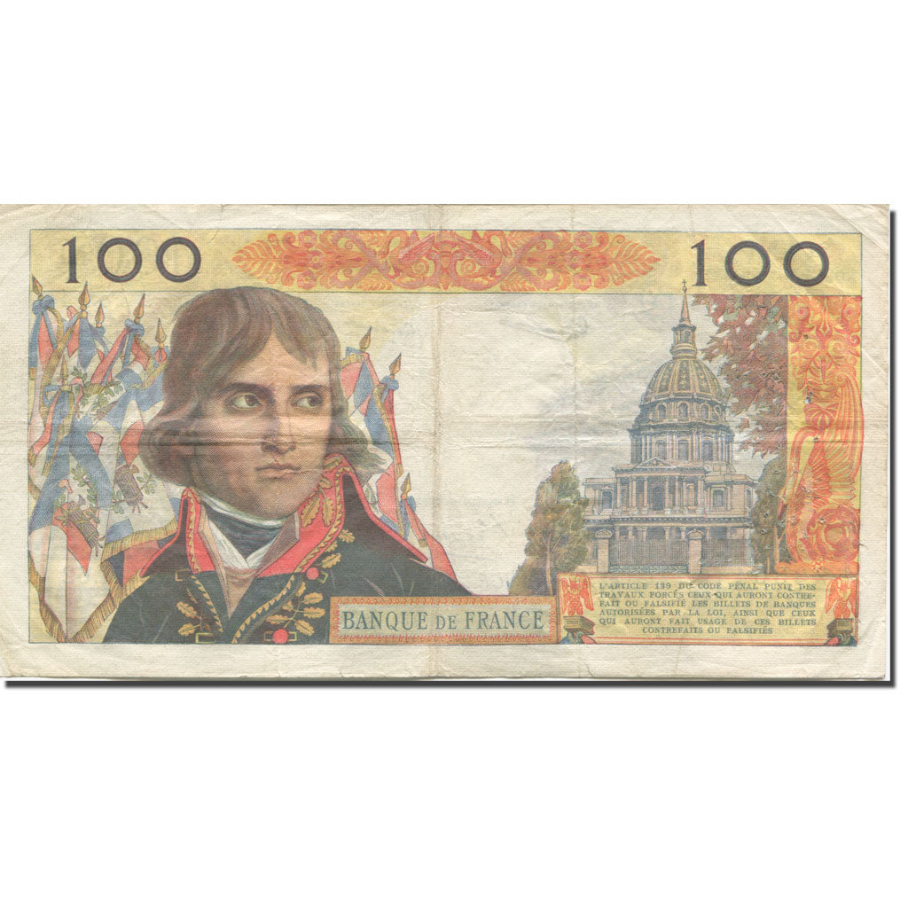 France, 100 Nouveaux Francs, Bonaparte, 1960, 1960-04-07, F(12-15)