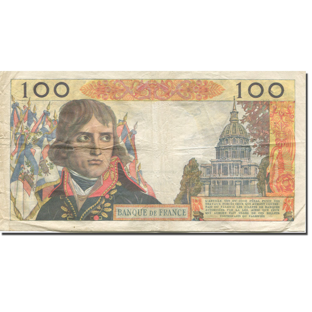 France, 100 Nouveaux Francs, Bonaparte, 1960, 1960-11-04, F(12-15)