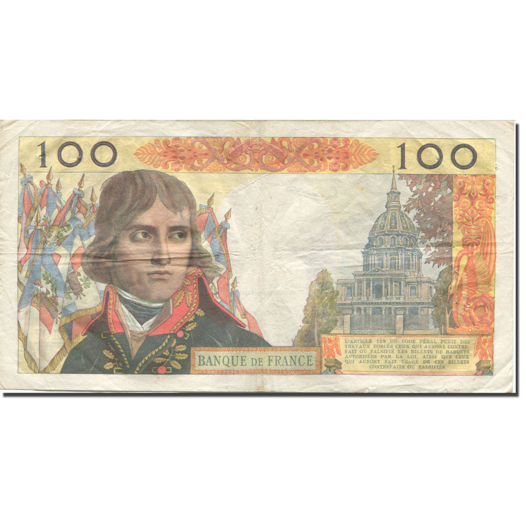 Francja, 100 Nouveaux Francs, Bonaparte, 1962, 1962-10-04, VF(20-25)