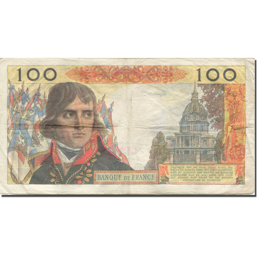 Francia, 100 Nouveaux Francs, Bonaparte, 1962, 1962-03-01, B+, Fayette:59.14