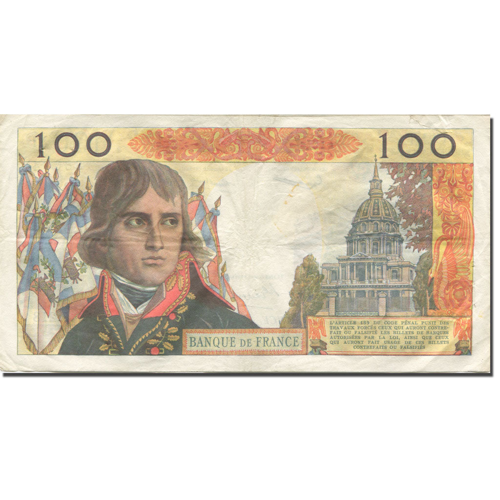 Francia, 100 Nouveaux Francs, Bonaparte, 1963, 1963-02-07, BC+, Fayette:59.19