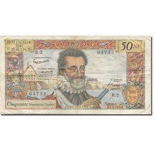 France, 50 Nouveaux Francs, Henri IV, 1959, 1959-03-05, TB, Fayette:58.1