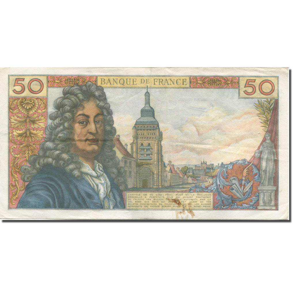 France, 50 Francs, Racine, 1963, 1963-05-02, TTB, Fayette:64.5, KM:148a