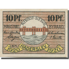 Banknote, Germany, Haderslev, 10 Pfennig, pont, 1920 UNC(63) Mehl:H1.5