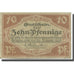 Billete, Alemania, Zwickau, 10 Pfennig, Usine 1920-06-30, EBC Mehl:Z22.3c