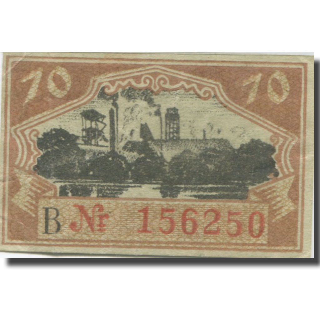 Billete, Alemania, Zwickau, 10 Pfennig, Usine 1920-06-30, EBC Mehl:Z22.3c