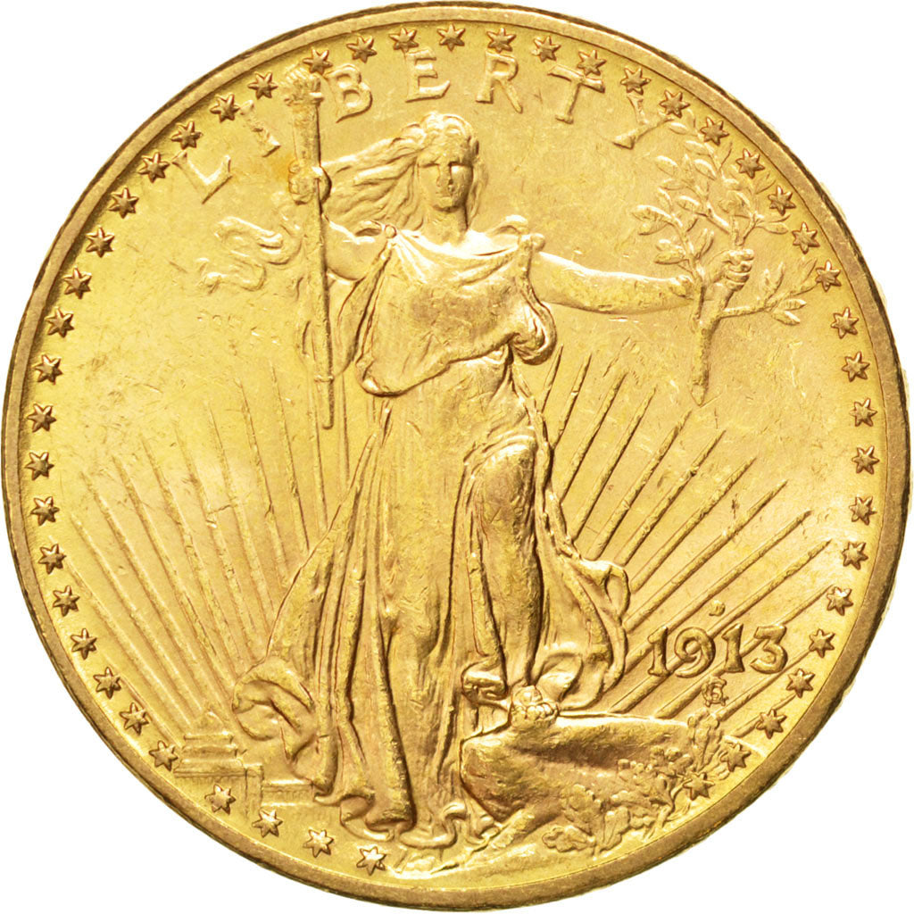 Etat-Unis, 20 Dollars Saint-Gaudens 1913 Denver, KM 131 