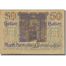 Banknote, Austria, Peuerbach, 50 Heller, Monument, 1920 AU(55-58) Mehl:FS 742Ia