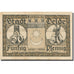 Geldschein, Deutschland, Oelde, 50 Pfennig, Blason 1920-12-07, VZ Mehl:1007.1