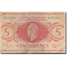 Afrique-Équatoriale française, 5 Francs, Marianne, B, KM:10a