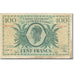 Francuska Afryka Równikowa, 100 Francs, Marianne, VF(20-25), KM:13a