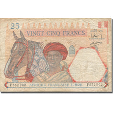 Banknote, French Equatorial Africa, 25 Francs, KM:7a, VG(8-10)