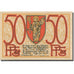 Banknote, Germany, Trier, 50 Pfennig, Eglise, 1921, AU(55-58), Mehl:T 27.10