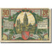 Banknote, Germany, Mainz, 50 Pfennig, Monument, 1921 EF(40-45) Mehl:860.1a