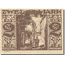 Banknote, Germany, Paderborn, 2 Mark, âne, 1921, 1921-11-10, UNC(63) Mehl:1043.5