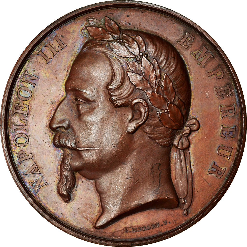 Francja, Medal, Napoléon III, Inauguration du Tribunal de Commerce de Paris