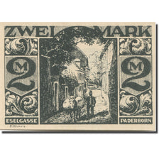 Banknote, Germany, Paderborn, 2 Mark, rue 1921-11-10, UNC(63) Mehl:1043.4