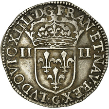 Coin, France, Louis XIV, 1/4 Écu, frappé au marteau, 1/4 Ecu, 1645, Poitiers