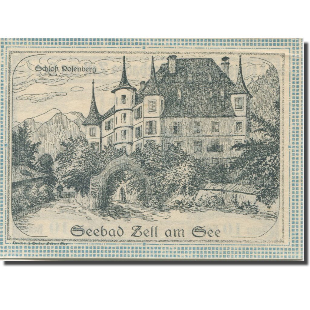 Geldschein, Österreich, Zell am See, 10 Heller, lac, 1920 UNZ- Mehl:FS 1270II