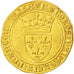FRANCE, Ecu d'or, 1385, AU(55-58), Gold, Duplessy #369, 3.94