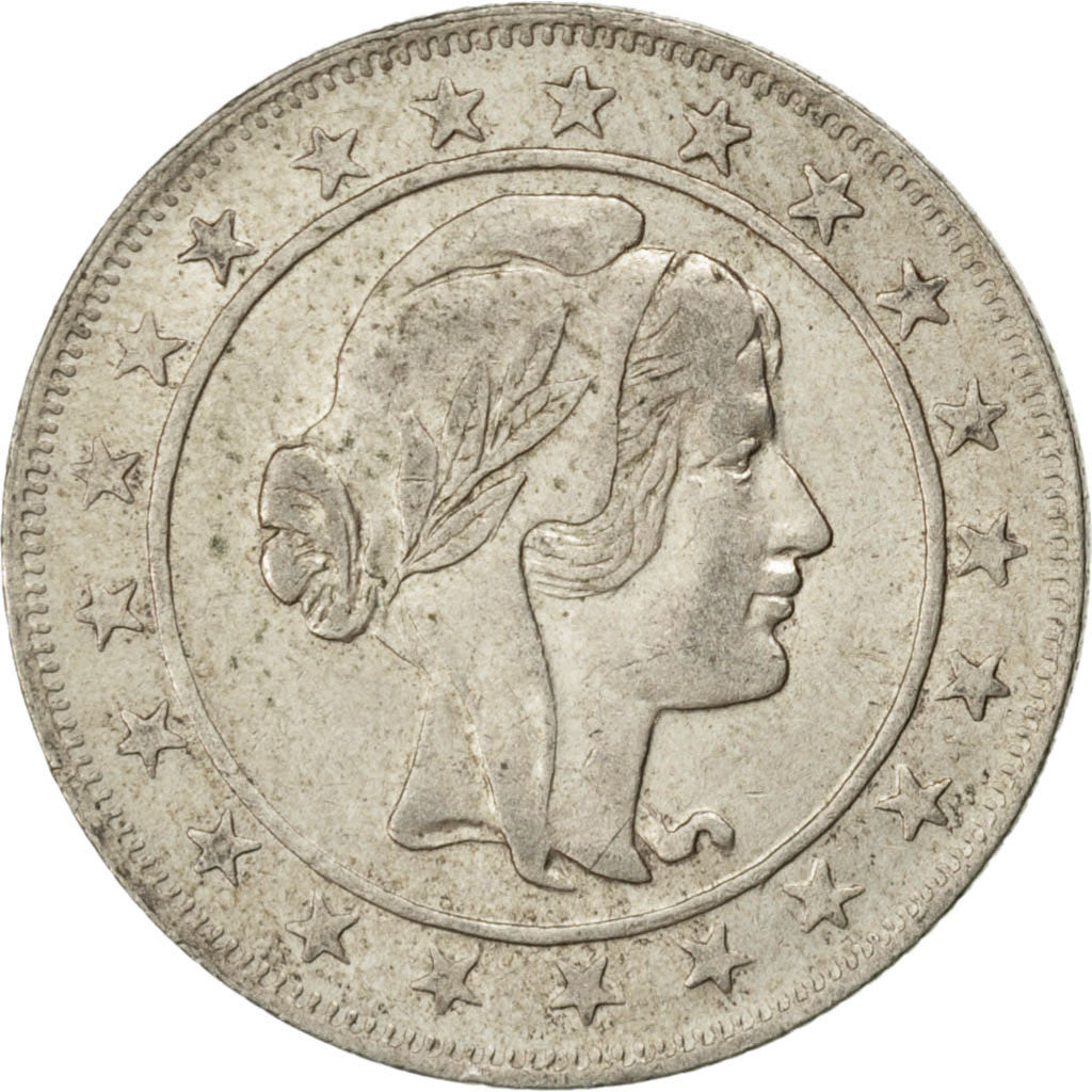 Coin, Brazil, 2000 Reis, 1934, MS(60-62), Silver, KM:526