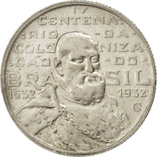 Coin, Brazil, 2000 Reis, 1932, AU(55-58), Silver, KM:532