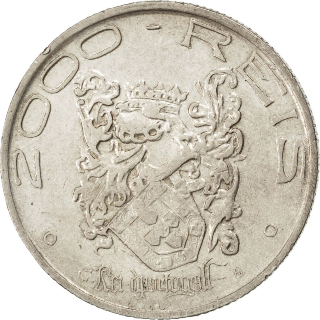 Coin, Brazil, 2000 Reis, 1932, AU(55-58), Silver, KM:532