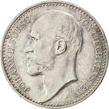 LIECHTENSTEIN, Krone, 1904, KM #2, AU(55-58), Silver, 23, 4.98