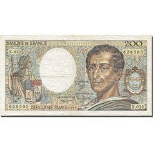 France, 200 Francs, Montesquieu, 1984, F(12-15), Fayette:70.04, KM:155a