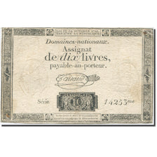 Frankreich, 10 Livres, 1792, Taisaud, 1792-10-24, SGE+, KM:A66b