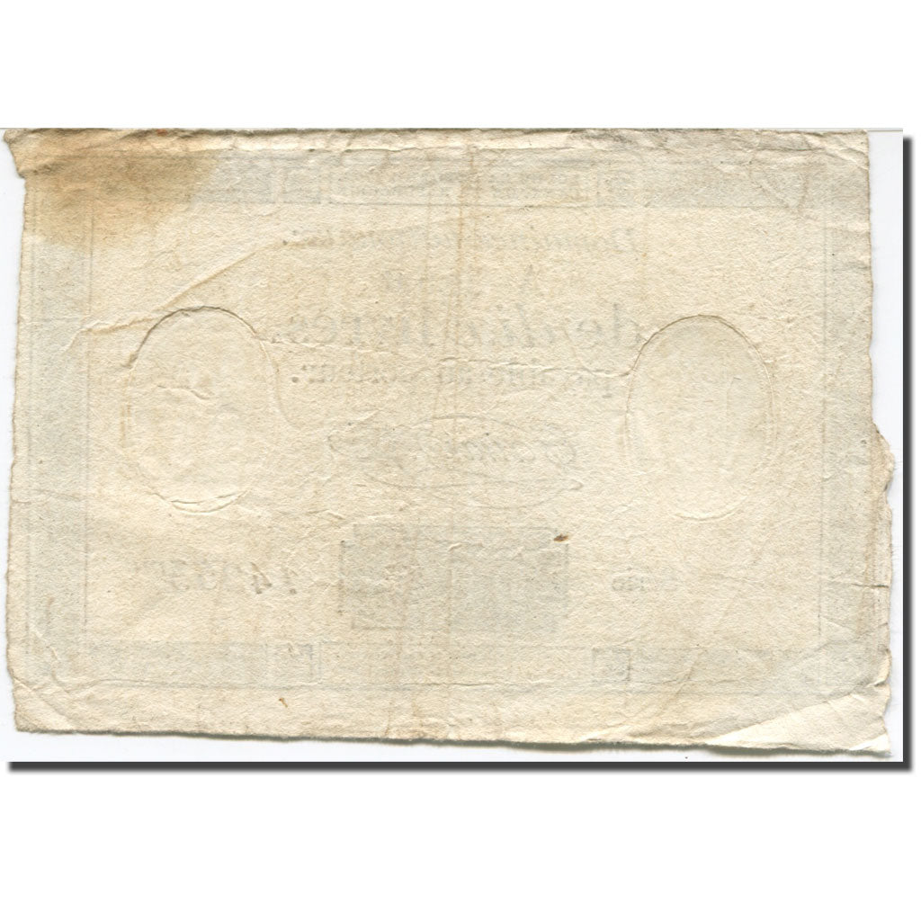 França, 10 Livres, 1792, Taisaud, 1792-10-24, VF(20-25), KM:A66b