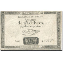 Frankrijk, 10 Livres, 1792, Taisaud, 1792-10-24, TB, KM:A66b