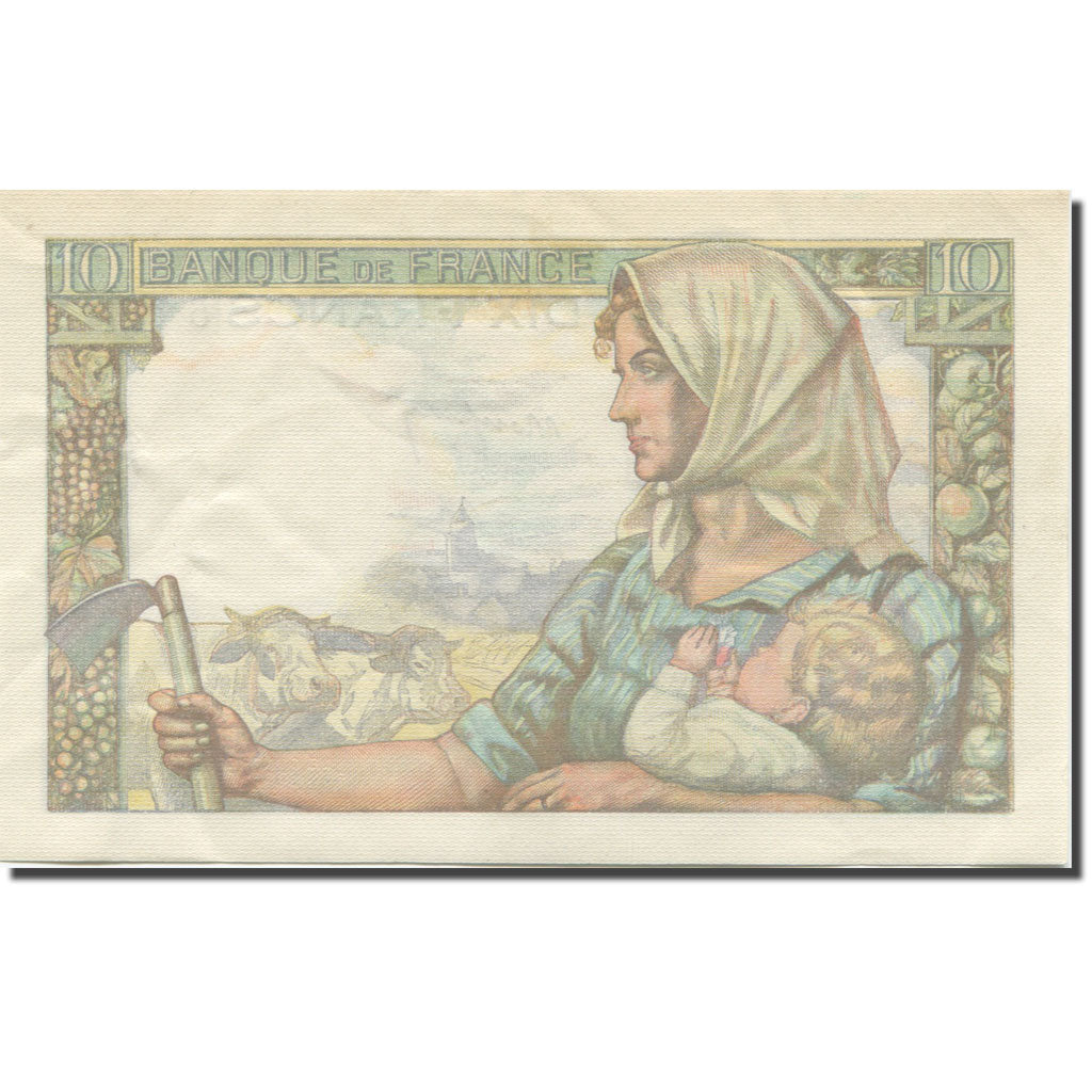 Francia, 10 Francs, Mineur, 1944, 1944-01-13, MBC, Fayette:08.10, KM:99e