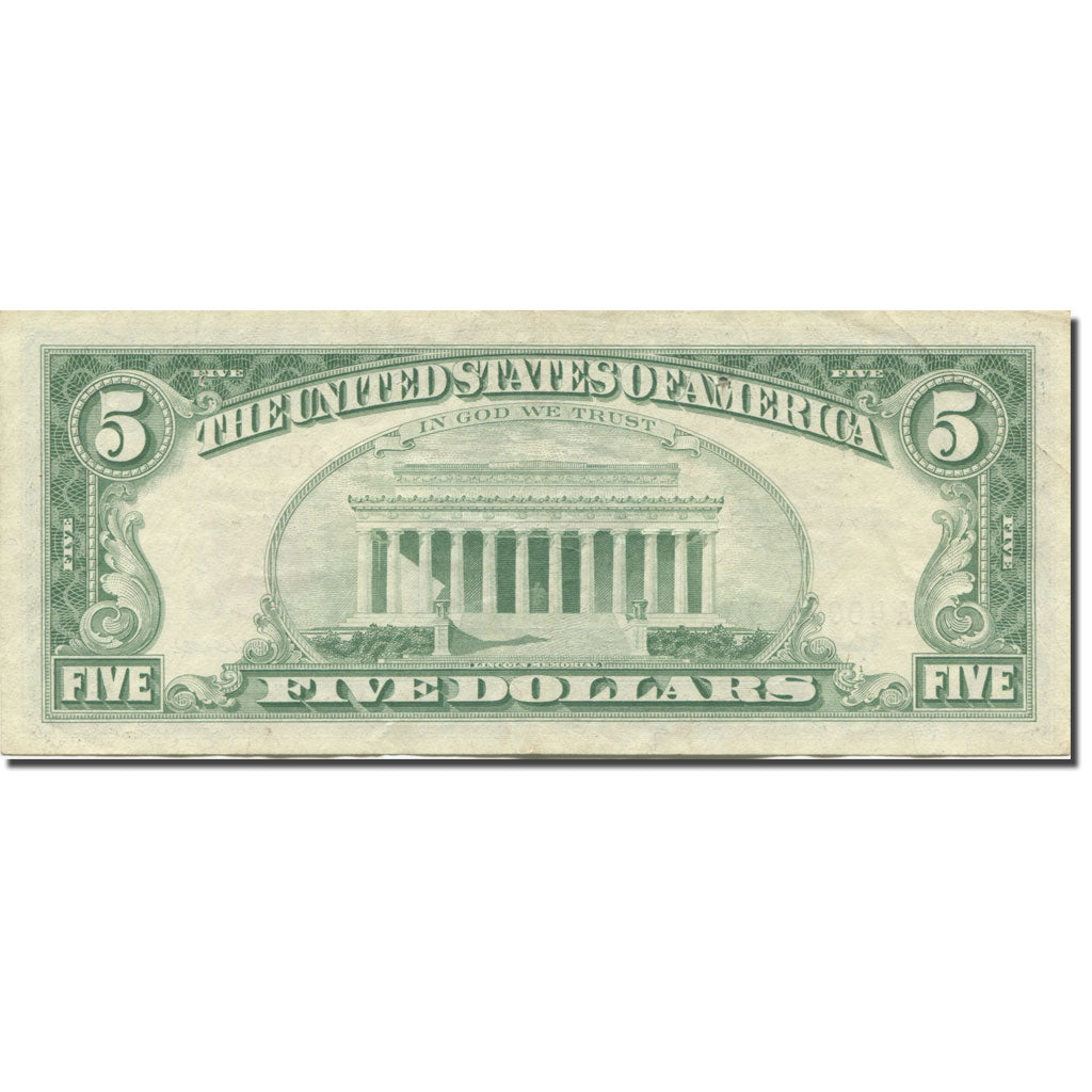 Banknote, United States, Five Dollars, 1963, KM:1650, EF(40-45)