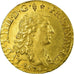 Moneda, Francia, Louis XIV, Louis d'or à la tête nue, 1674, Lyon