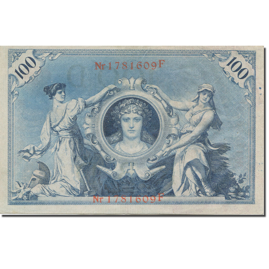 Banknote, Germany, 100 Mark, 1908, 1908-02-07, KM:33a, AU(55-58)