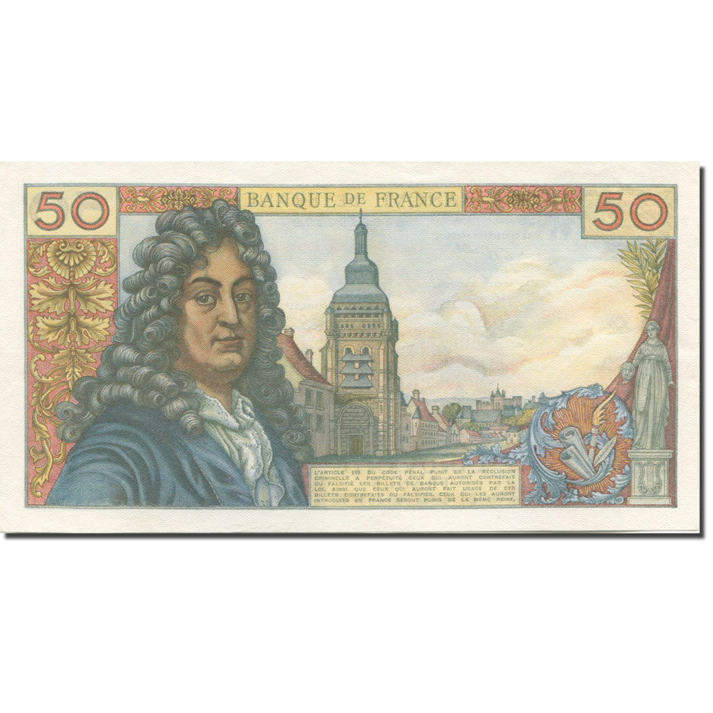 Francia, 50 Francs, Racine, 1971, 1971-11-05, SPL, Fayette:64.19, KM:148d