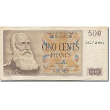 Banknote, Belgium, 500 Francs, 1952, 1952-08-20, KM:130a, VF(30-35)