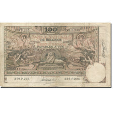 Banknot, Belgia, 100 Francs, 1910, 1910-06-16, KM:71, F(12-15)
