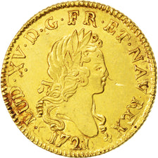 Coin, France, Louis XV, Louis d'or aux 2 L, Louis d'Or, 1721, Lille, AU(55-58)