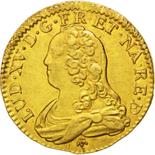 FRANCE, Louis d'or de Béarn aux lunettes, Louis D'or, 1734, Pau, KM #490, A...