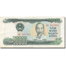 Banknote, Vietnam, 50,000 Dông, 1990, KM:111a, EF(40-45)