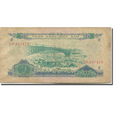 Banknote, South Viet Nam, 2 Dông, 1966, KM:41a, VF(20-25)